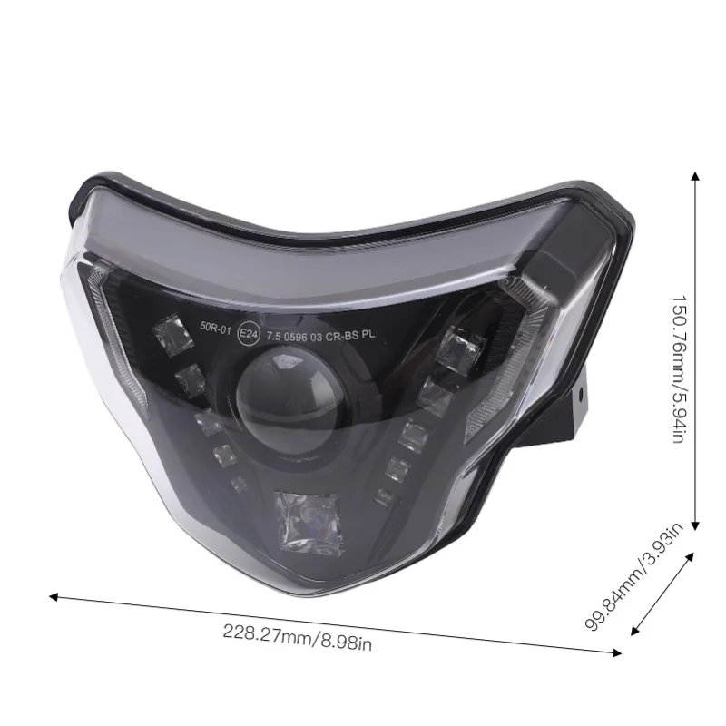Motorcycle Led Headlight Front High Low Beam DRL Lamp Assembly With Position Indicator IP67 Waterproof For G310R G310GS