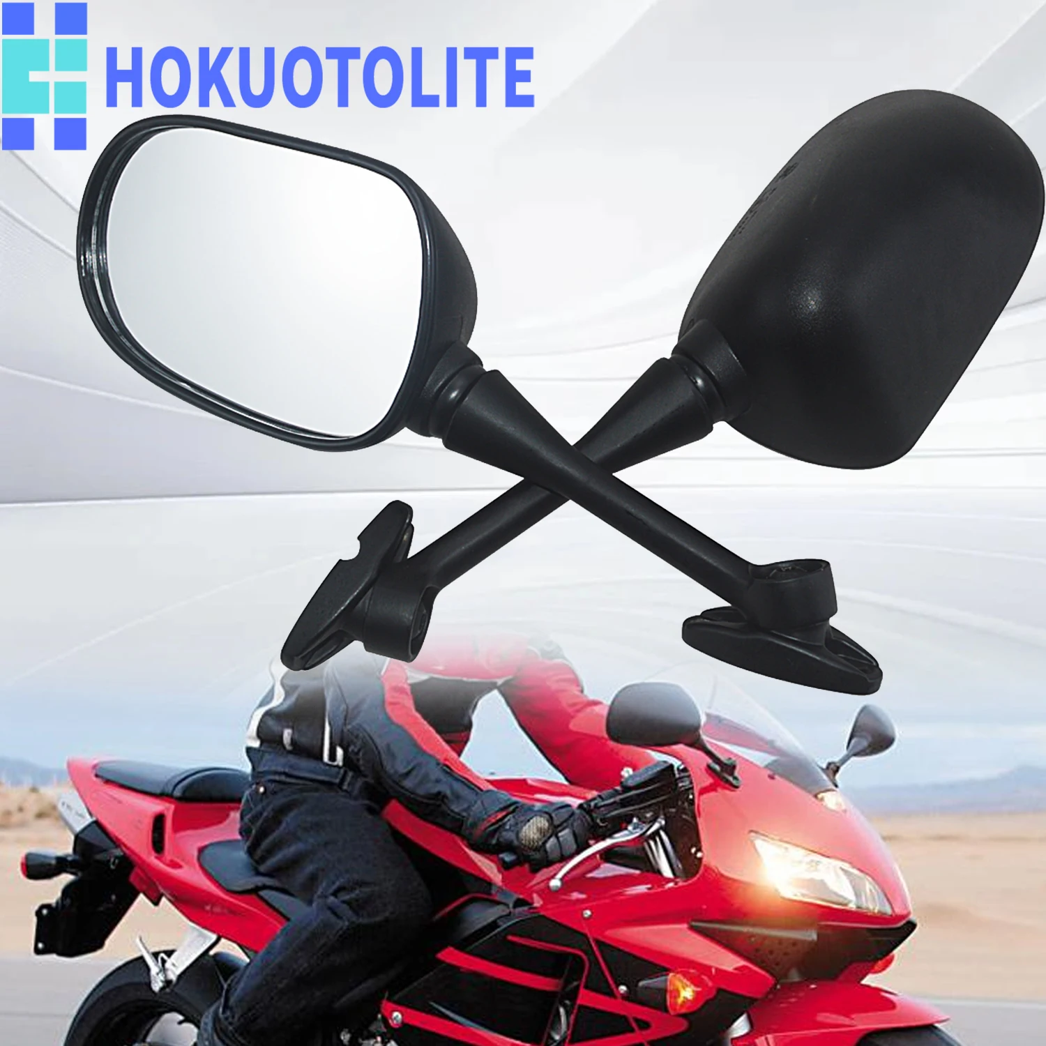 

Motorcycle Dirt Bike Rearview Mirror Back Side Mirrors For Honda CBR250R CBR300R CBR500R CBR600RR CBR1000RR GSXR600 GSXR750