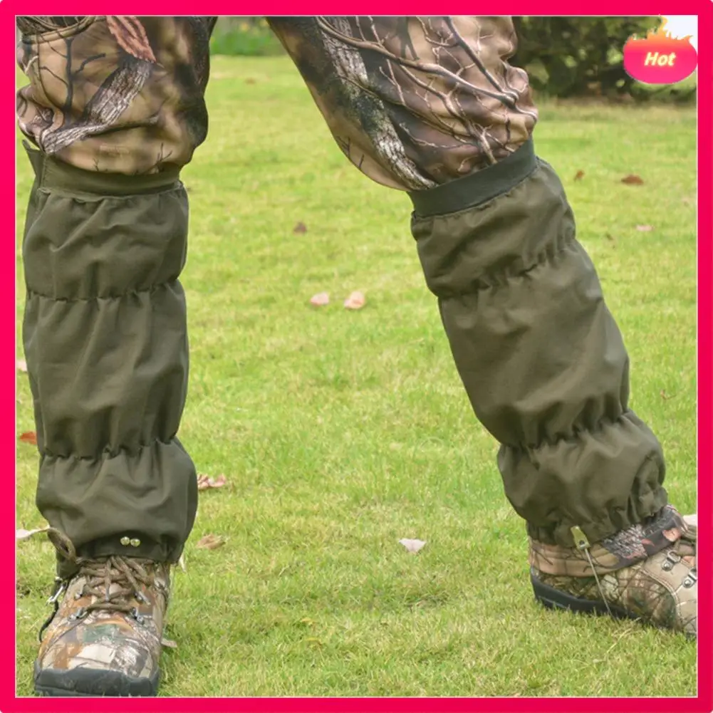 

[NEW!ABKG】 Outdoor Leg Gaiters Protection For Legs Gaiter For Snake Proof Waterproof Snow Boots Cover Adjustable Legging,Army Gr