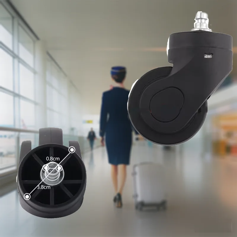 Next Round Silent Swivel Wheel Replacement Best-selling Luggage Wheel Replacement Universal 360° Silent Swivel Wheels Repair Par