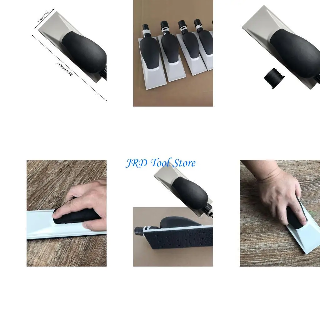 A2UD Plástico Landing Block sem poeira Grinder seco Push Push Plate Professiona