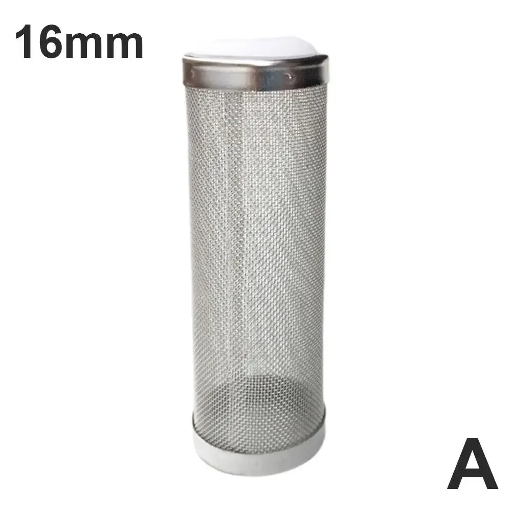 1 Buah Filter Tangki Ikan Baja Pelindung Filter Akuarium Aksesori Udang Aksesori Tangki Jaring Baja Ikan Aquariu