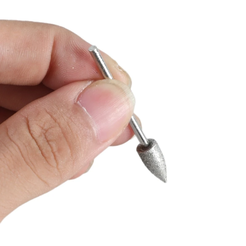 1-6mm Phủ Kim Cương Gắn Điểm Thon Gọn cho Đầu Mài Kim Khắc T Trang Sức Giọt