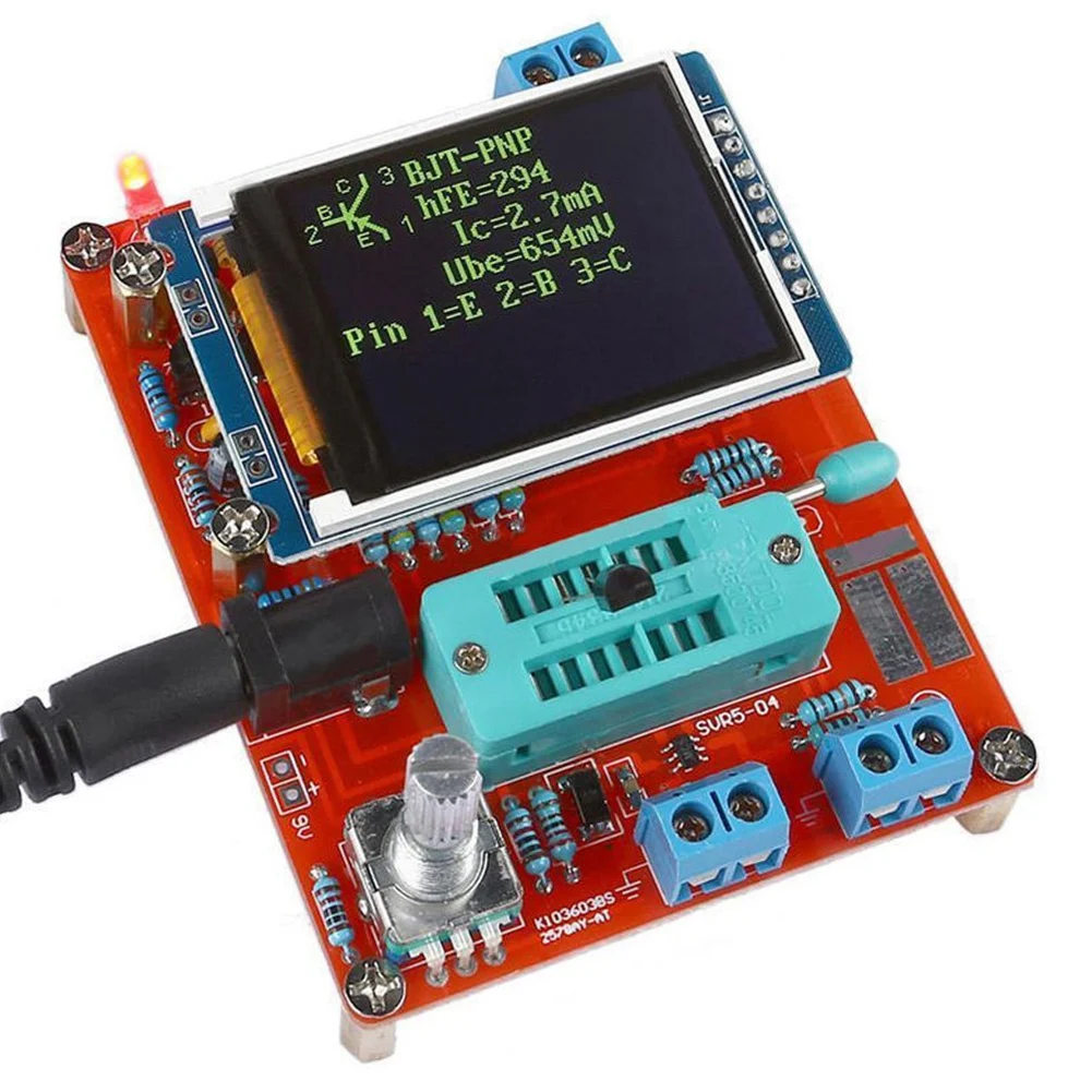 HLZS-GM328 LCD Transistor Tester DIY Kit Diode Triode Capacitance LCR ESR Meter Module