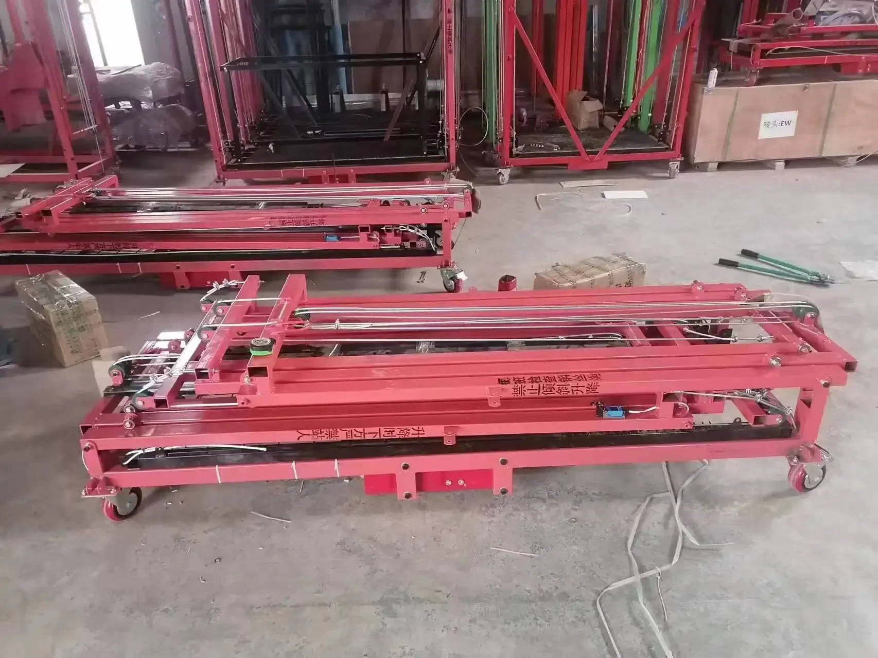 Sanguine 500kg 6m telescopic folding electric scaffold portable safe customizable mobile hydraulic scissor lift platform