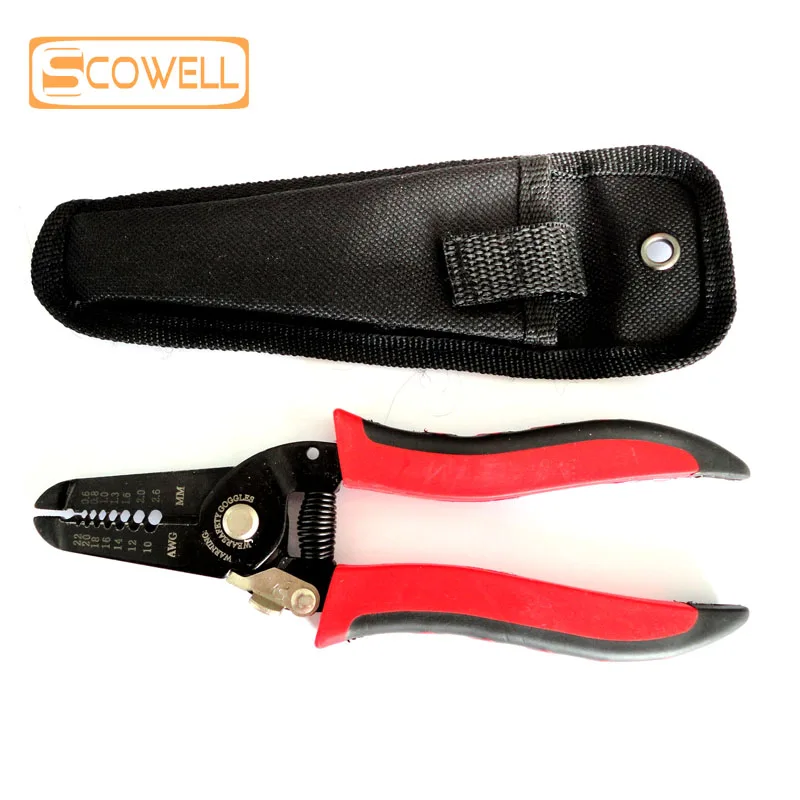 Multi-Functional Electrician Wire Stripper & Crimper Tool - Perfect For Peeling & Network Cabling