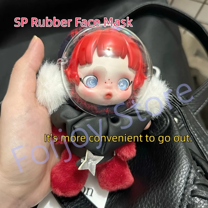 7cmAcrylic Face Cover For Skullpanda Dolls High Transmittance Anti-Slip Protection Dust Cover Protective Cover Scratch-Resistant