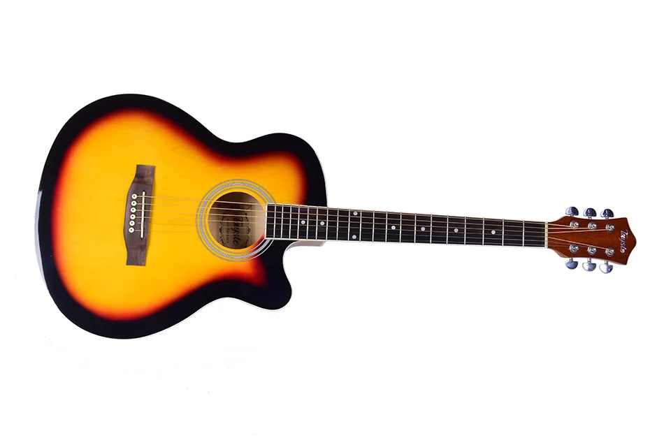 Musical Instruments  A Shape OEM Brand Customize 6 String Acoustic Electric Guitar Made in China