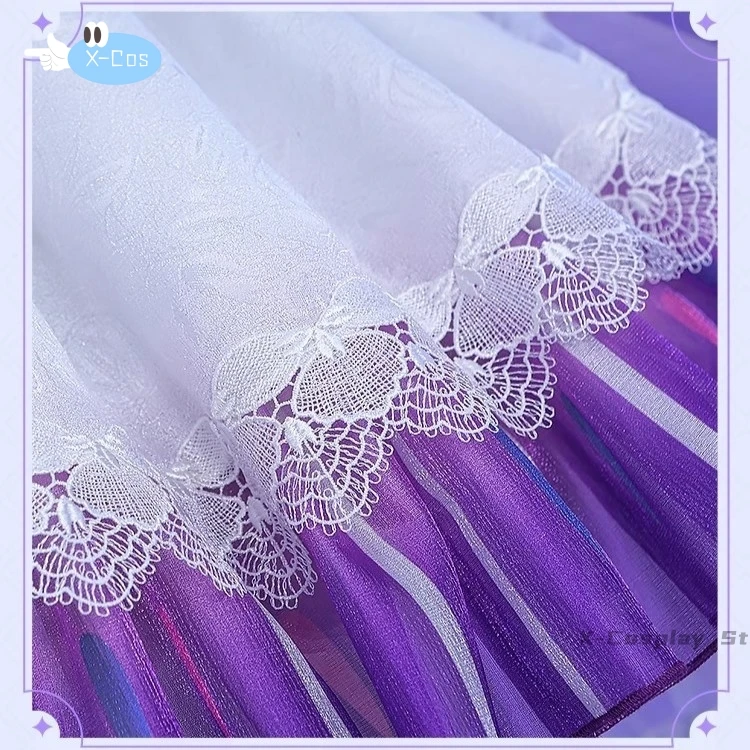 Genshin تأثير Fanart Kokomi فستان ملاك للنساء والفتيات ، حصري تأثيري زي ، حفلة عيد الهالوين ، عيد الميلاد