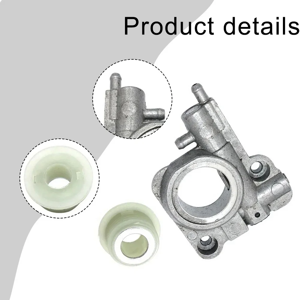 Power Tool Part Chainsaw Oil Pump As Shown Auto Oiler Automatic Lubrication Consistent Oil Delivery Metal Construction