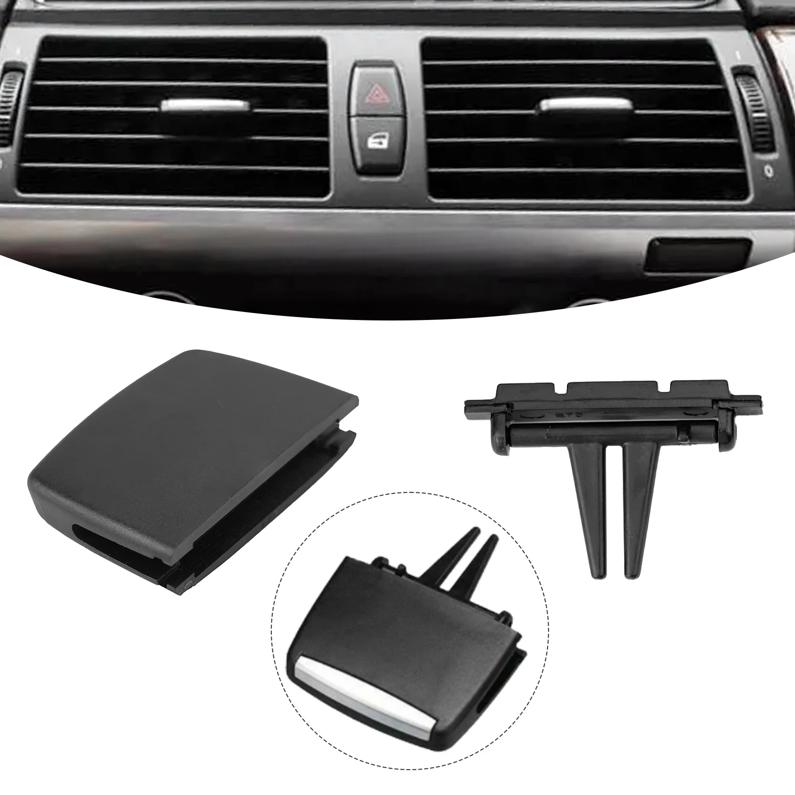 High Quality Material Tab Air Outlet Clip Car Auto Vent Air Conditioning Central Vehichle 1pc Fixing Clip For BMW X5 E70 X6 E71