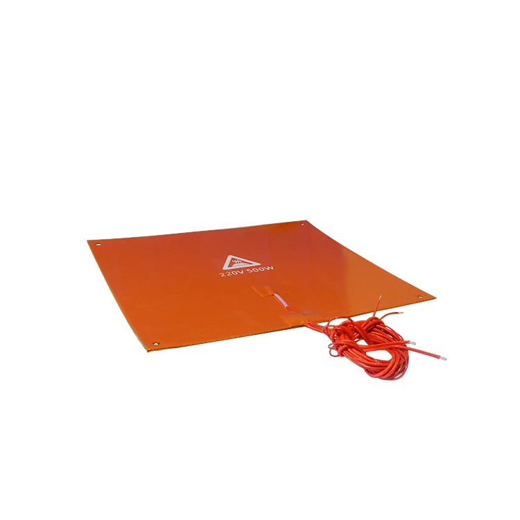 LINK CNC Silicone heating pad heater 250mmx250mm for 3d printer heat bed hole 6mm