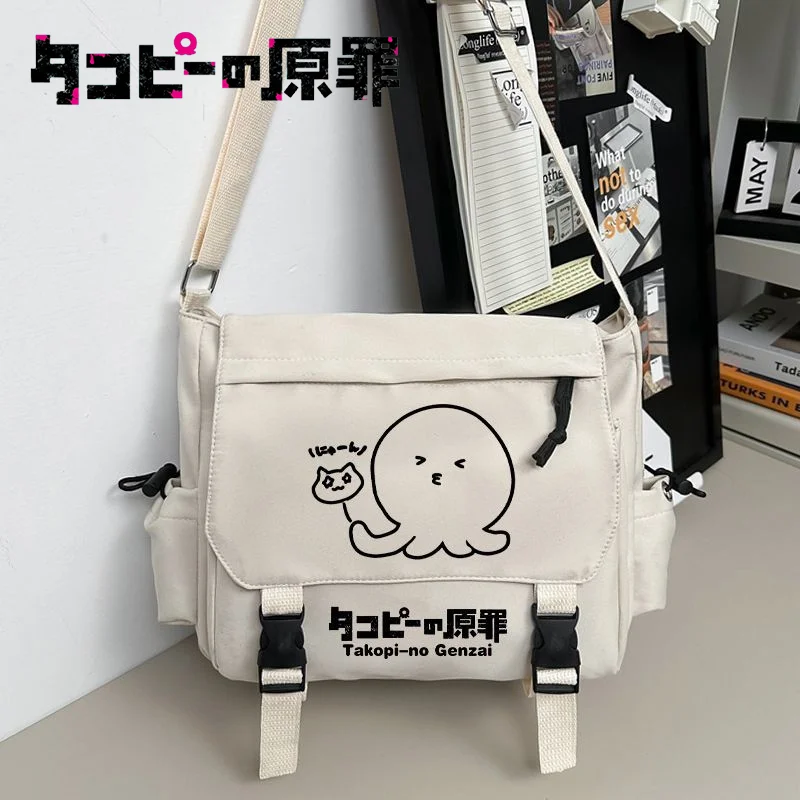 

Аниме Takopi's Original Sin Косплей Сумка Сумки-мессенджеры Kawaii Octopus Холст на одно плечо Рюкзак через плечо Аксессуар Опора
