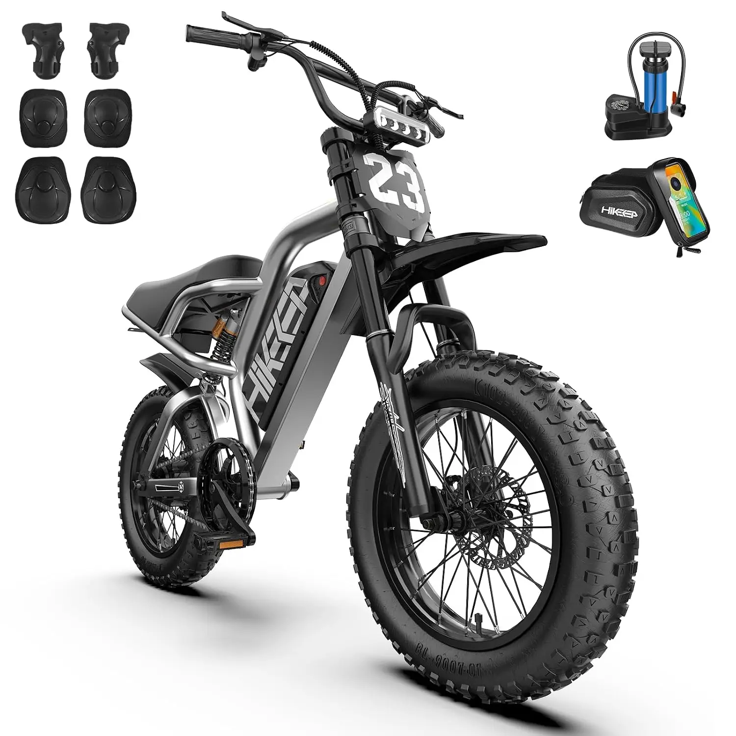 16 Inch Fat Tire Electric Bike for Adults & Teens, Customized