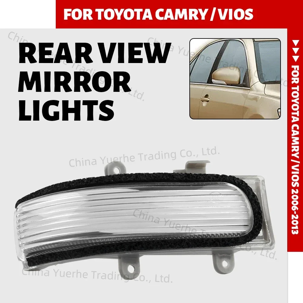

Зеркало заднего вида, указатель поворота для Toyota Camry Vios 2006, 2007, 2008, 2009, 2010, 2011, 2012, 2013, зеркало, светодиодный сигнальный светильник