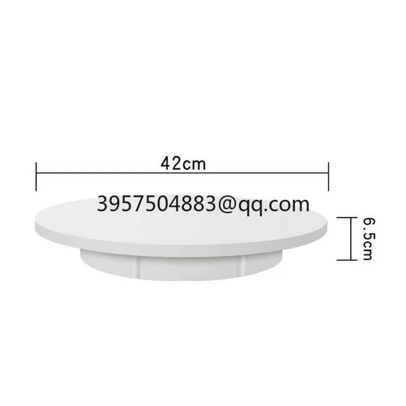 

Automatic 360 Degree Rotating Plastic Turntable 42cm Display Stand for Shoes & Gym Max Load 100kg with Remote Control Feature