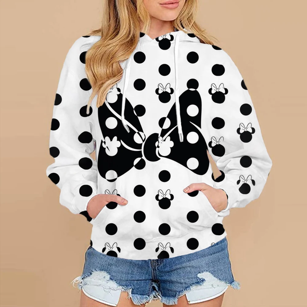 Disney Mickey Minnie Mouse 3D bluza z kapturem bluzy mężczyźni kobiety moda Casual fajny sweter chłopcy dziewczęta Harajuku Streetwear bluzy