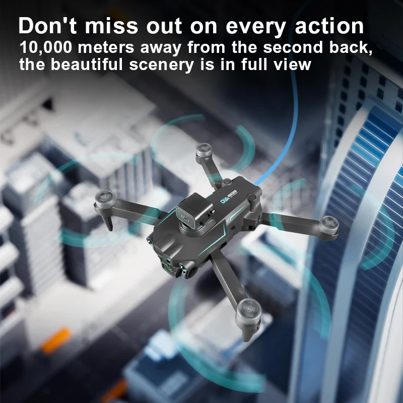 โดรน DWI D22 8K FPV RC พร้อมกล้อง WIFI HD มอเตอร์ไร้แปรงพับได้ Quadcopter รักษาระดับความสูง หลบหลีกสิ่งกีดขวาง ของขวัญ ของเล่น
