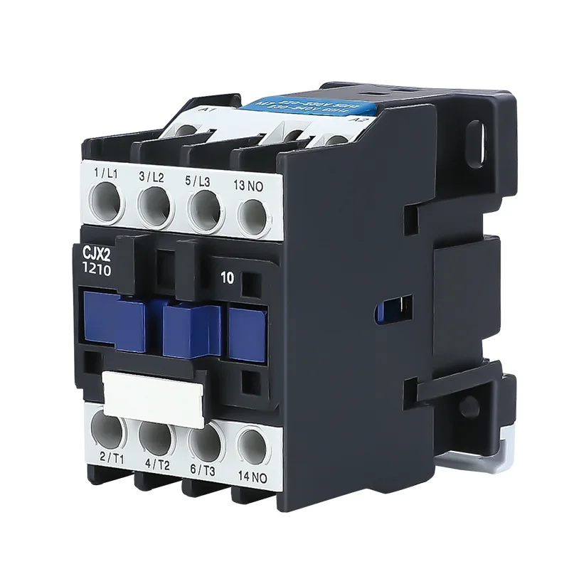 CJX2-12 18 AC Contactor Electric Power Control 24V 36V 110V 220V 380V 12A 18A 50/60Hz NC NO 3-Phase DIN Rail Mount for Switching