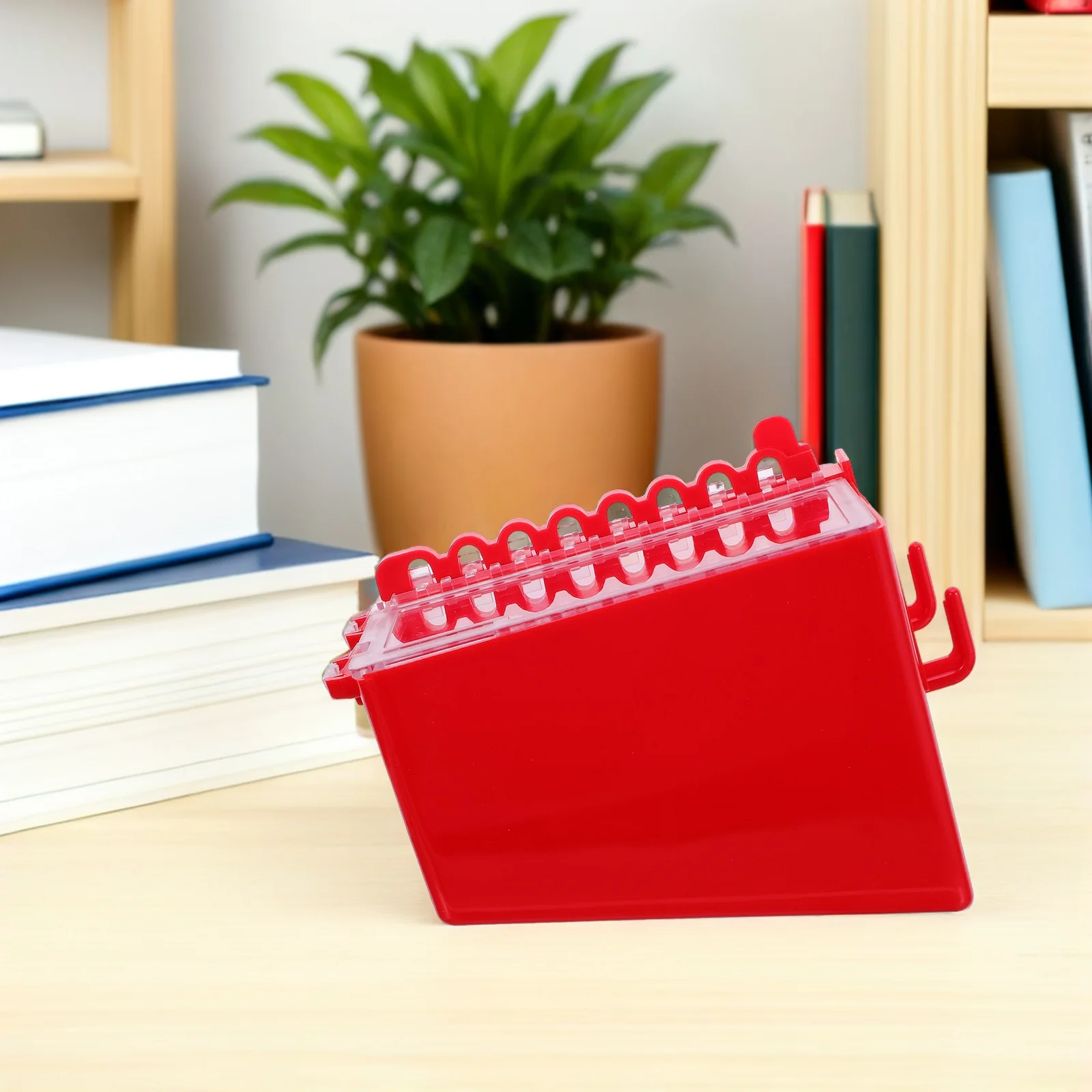 Group Padlock Box Red Wall Mounted Lockout Tagout Station Cabinet 8 Slots Clear Panel Portable Safety Lock Box Key Storage