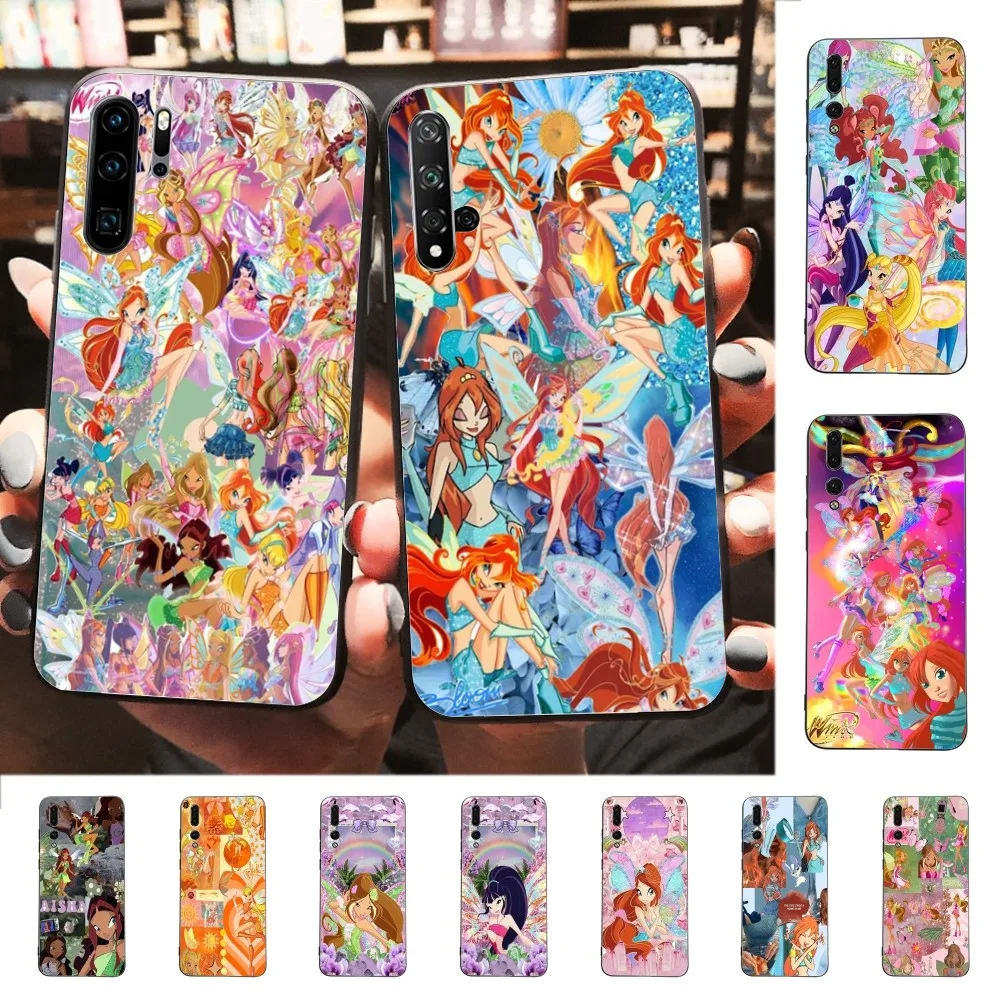 Girl W-Winx Clubs Phone Case For Huawei P 8 9 10 20 30 40 50 Pro Lite Psmart Honor 10 Lite 70 Mate 20lite