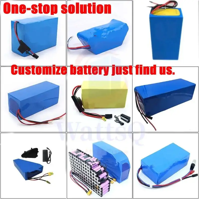 Li-ion 60V High Capacity 60Ah 80Ah 100Ah 150Ah Lithium Battery with Bluetooth BMS for 1000W-6000W Golf Cart Two Wheeler RV