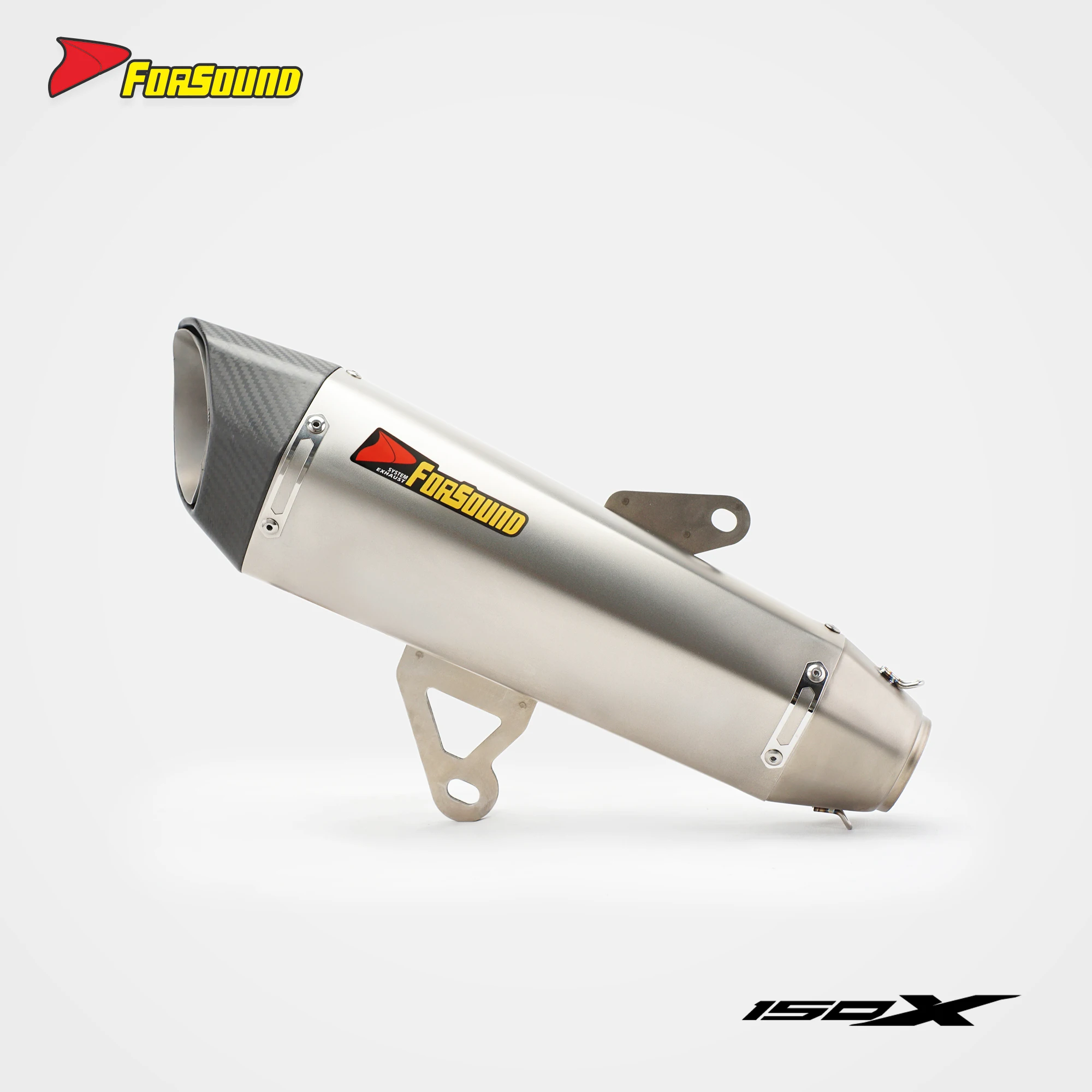 Forsound Factory Wholesale Price Zotrs 150x Stainless steel Exhaust Valved Muffler with Mid Pipe Resonator