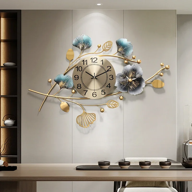 Silent Bathroom Wall Clocks Art Mural Design Vintage Aesthetic Interior Bedrooms Clock Wall Korean Reloj Pared Room Decorations