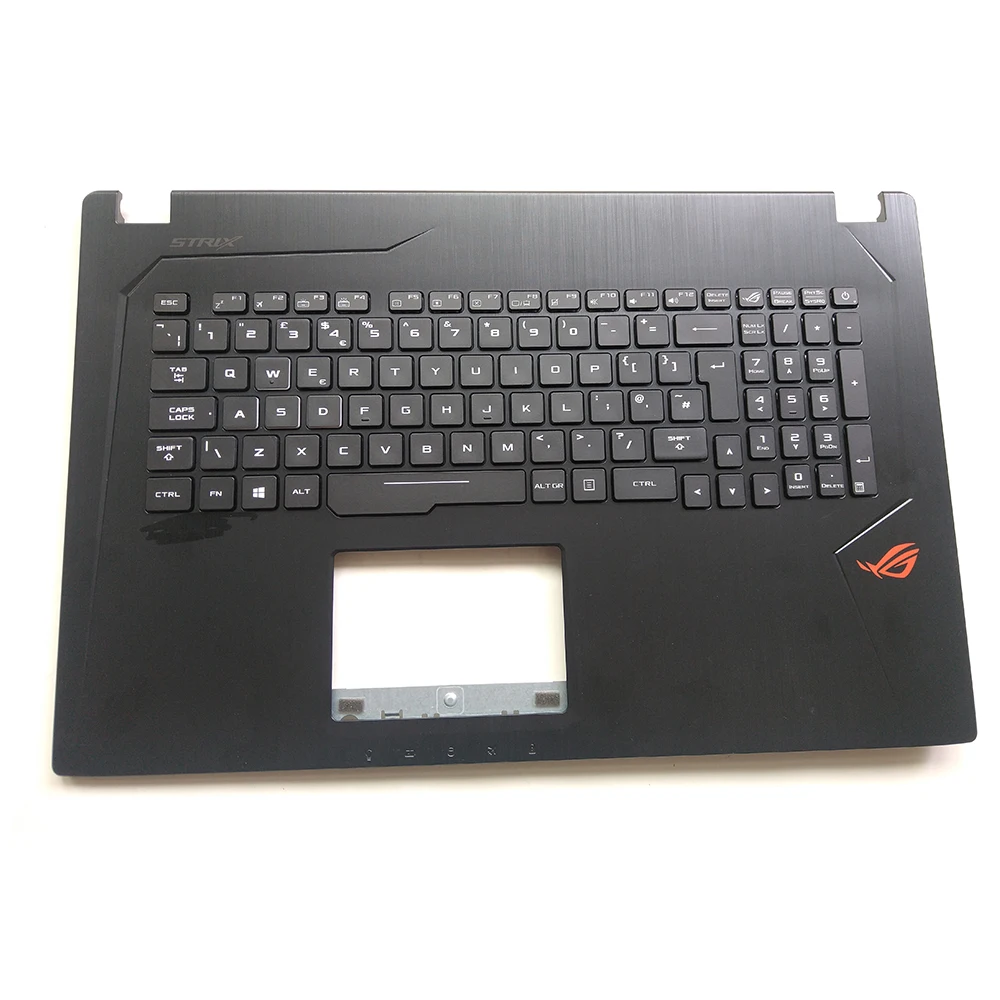 UK RGB Backlit Palmrest Cover Laptop Keyboard For ASUS GL753 GL753V GL753VE GL753VD UK Layout