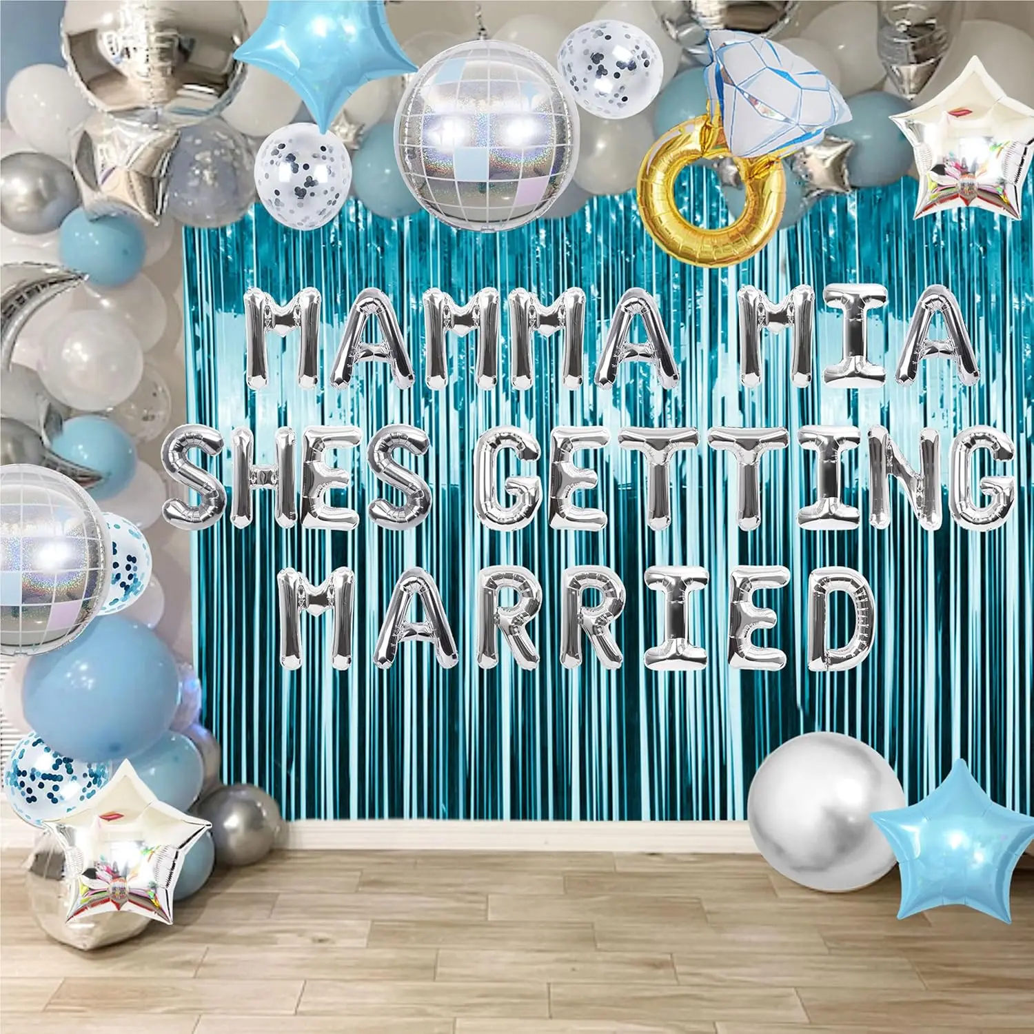 Laventy Mamma Mia Shes Getting Married Bachelorette Decoration Last Disco Party Supplies Mamma Mia Bachelorette Decoration