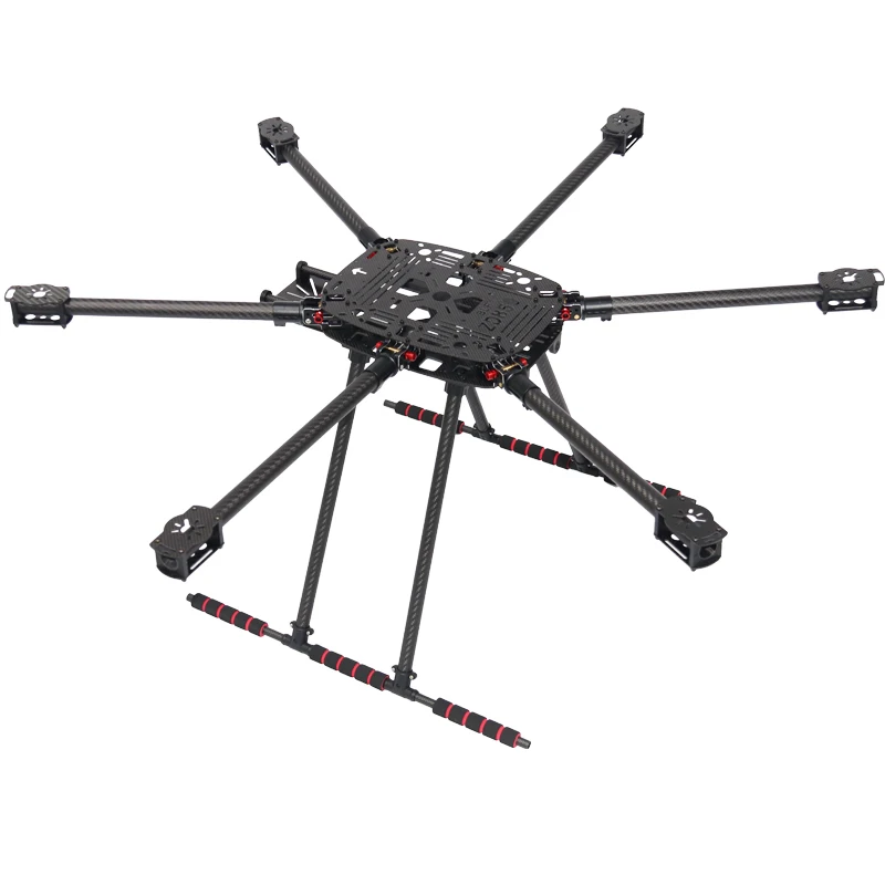 FPV ZD850 PRO Kit de cadre ZD 850 entièrement en Fiber de carbone avec train d'atterrissage inflodable bras pliable pour FPV bricolage avion hexacoptère