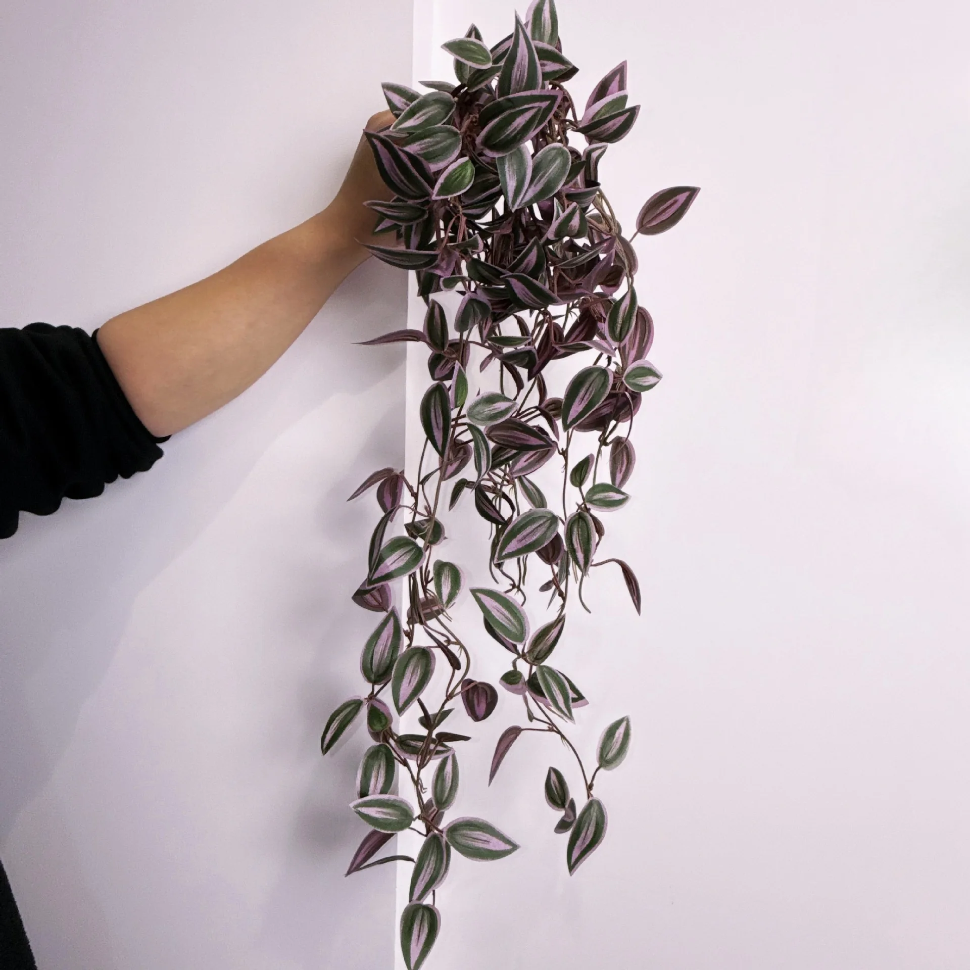75 cm gefälschte hängende Pflanzen, Ranken, künstlicher Eukalyptus, fallende Scindapsusblätter, Wandpflanzen, Seide, lebendige Rebe für Hausgarten-Dekoration – Detail 11