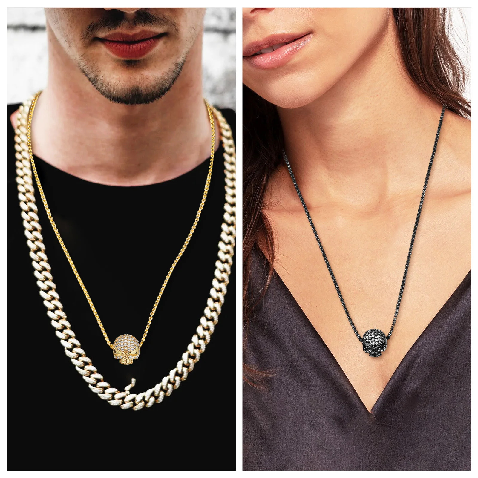 

4 шт., бусины в виде головы черепа, украшения в виде черепа на Хэллоуин для DIY, ожерелье, браслет, изготовление ювелирных изделий, бусины на Хэллоуин, сделай сам, бусины для браслета