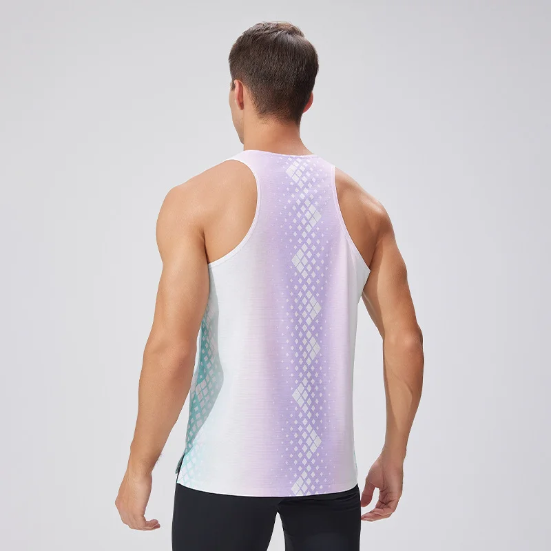 Summer Cool New Sports Vest for Men, Sleeveless Top, Casual Fitness, Quick-Drying Sports, Outdoor Running Top and Vest