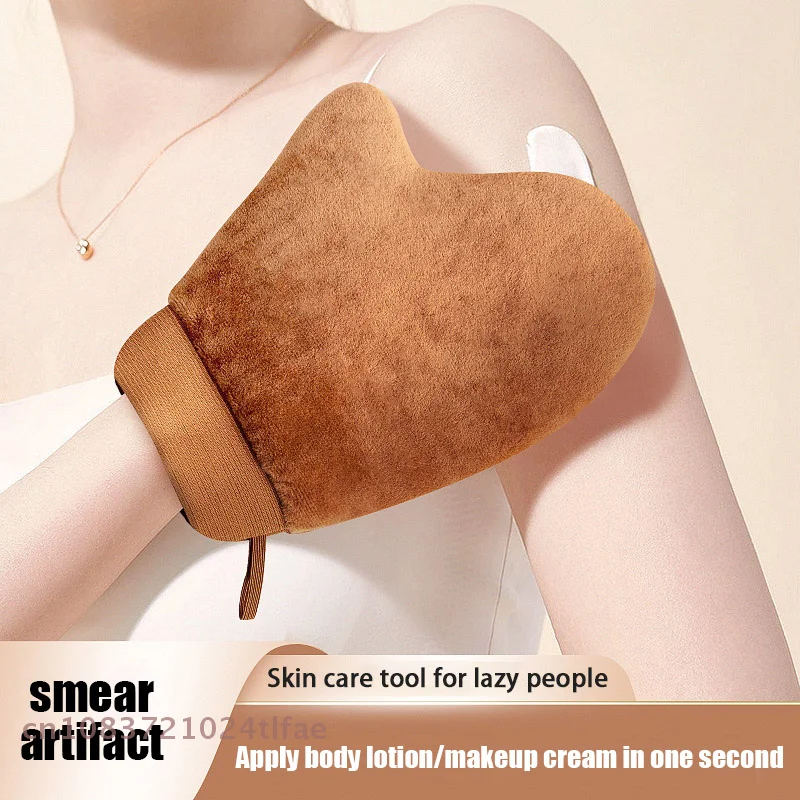 Aplicador de crema corporal para baño doméstico, crema, loción, Mousse, loción corporal, guantes de loción con protección solar, se pueden reutilizar y no tocar las manos