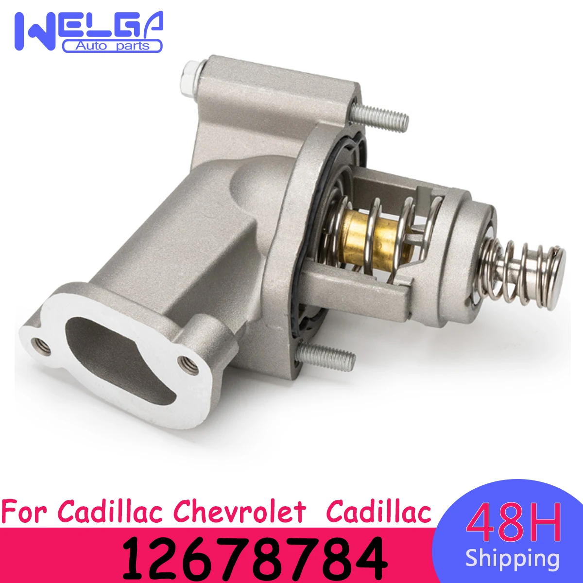 Accesorios para coche, carcasa del termostato del refrigerante del motor CT620-22CT5 12678784 ACD15-81889 para Cadillac CT5 Camaro GMC Canyon Cadillac