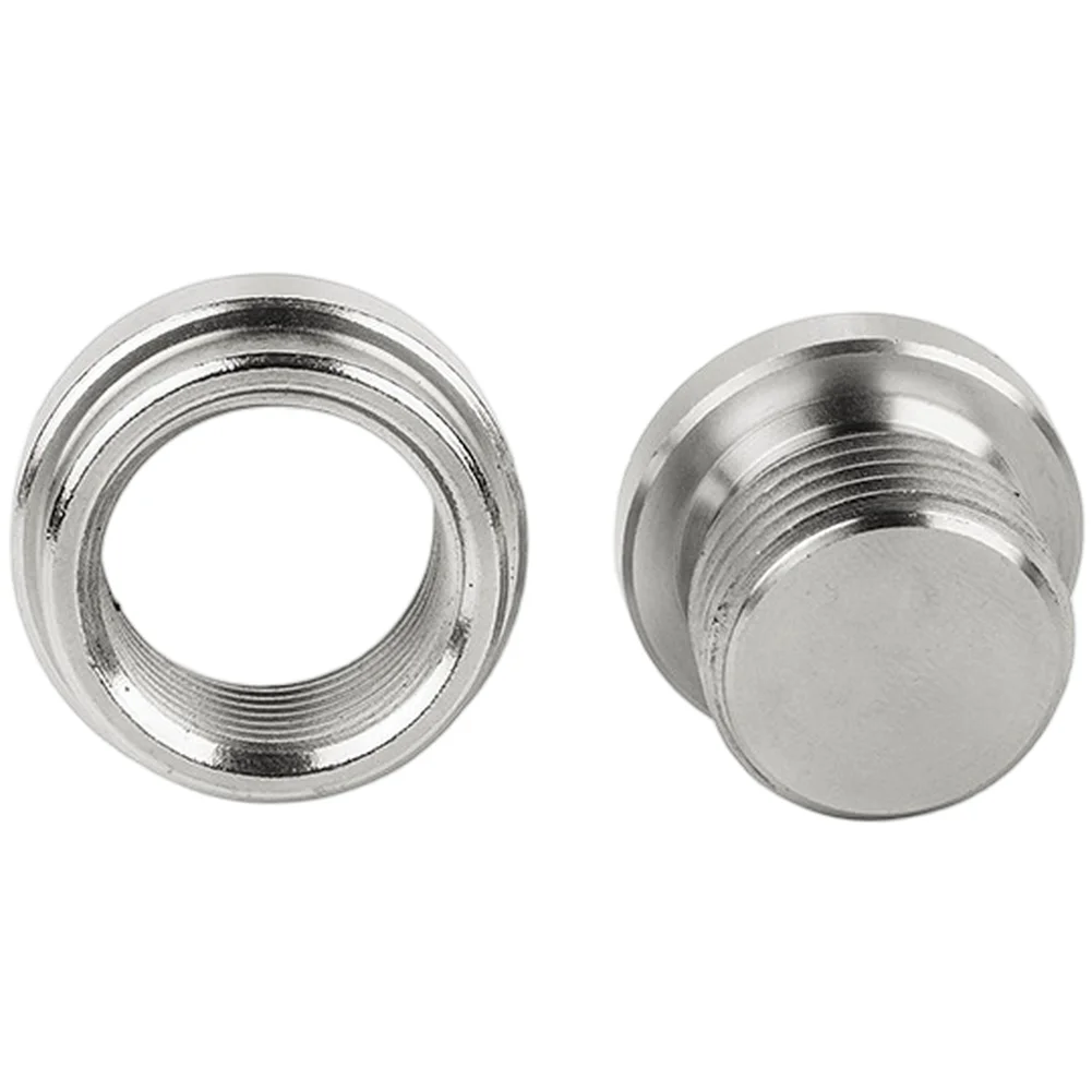 2 Set Sensore di ossigeno dado e tappo Filettatura M18x1.5 Adatto alla maggior parte delle applicazioni standard del sensore di ossigeno Accessori per parti automobilistiche