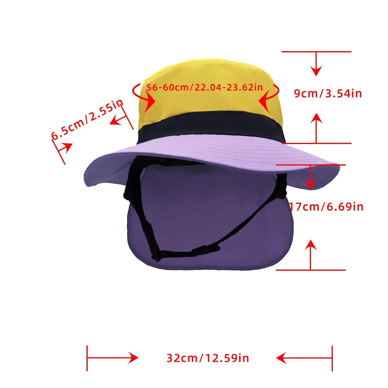 Sun hat for men, summer neck protection, sun hats for outdoor sports, cycling, surfing, sun hat, fisherman hat beach hat