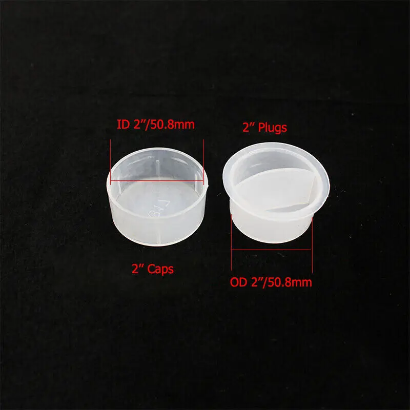 Plastic 1.25 2 Inch Dust Cap Plug Cover for Microscope Telescope Eyepiece Barlow Lens Zenith Mirror 2 PCS