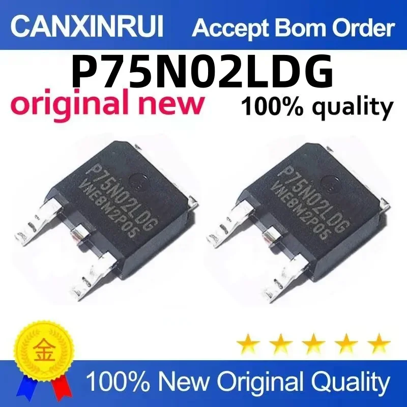 (5-100 pieces)Brand new original P75N02LDG 75N02 SOT252