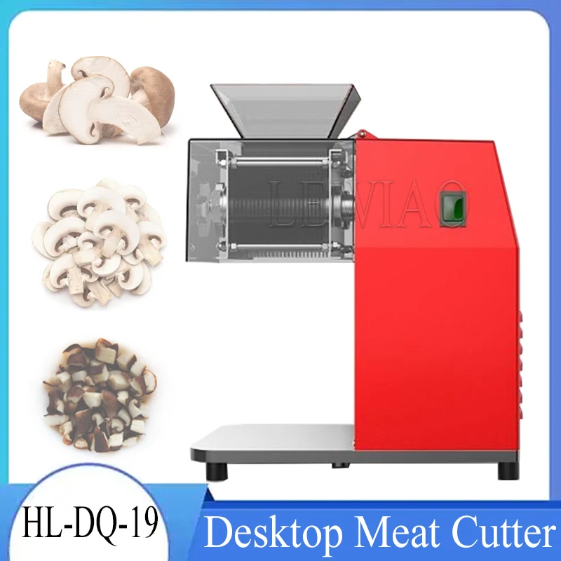 

220V Desktop Meat Cutter Machine Knife Set Detachable Multi Function Commercial Meat Slicer Electric Vegetable Cutter Machine