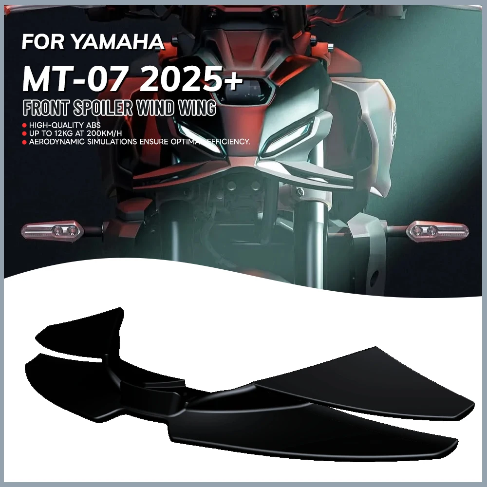 

Для YAMAHA MT-07 2025 MT07 2025 MT 07 GP крыло DOWNFORCE передние спойлеры передний спойлер нижний спойлер нижняя губа
