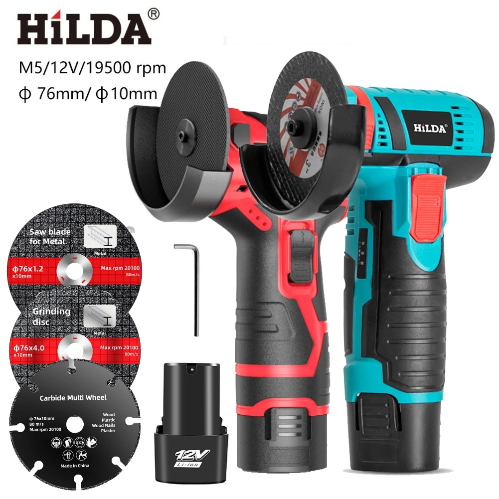 12V ręczna akumulatorowa szlifierka kątowa bateria litowa 300W 12000 Rpm Mini szlifierka szlifierka cięcie diamentowe elektronarzędzia
