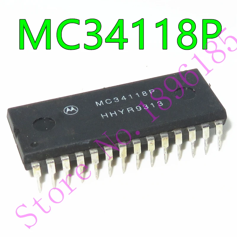 1pcs MC34118 MC34118P DIP28 telephone handsfree speaker circuit chip new original