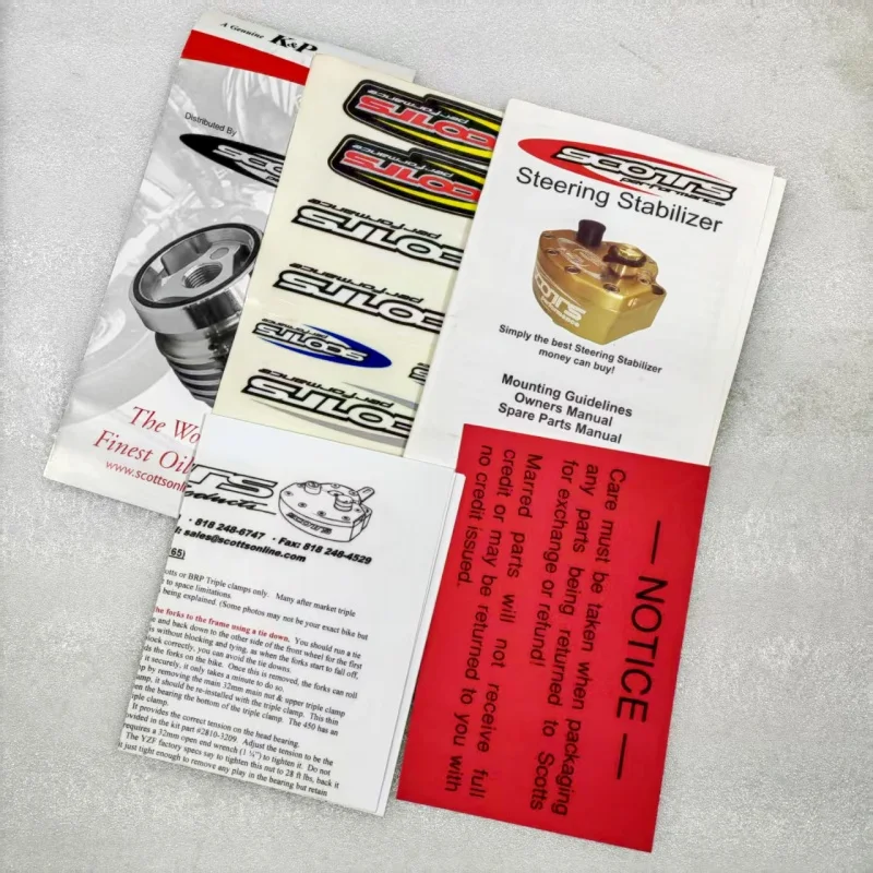 スコット-wr450f 2012-2015 yz250f 2010-2013用指向性ダンパー