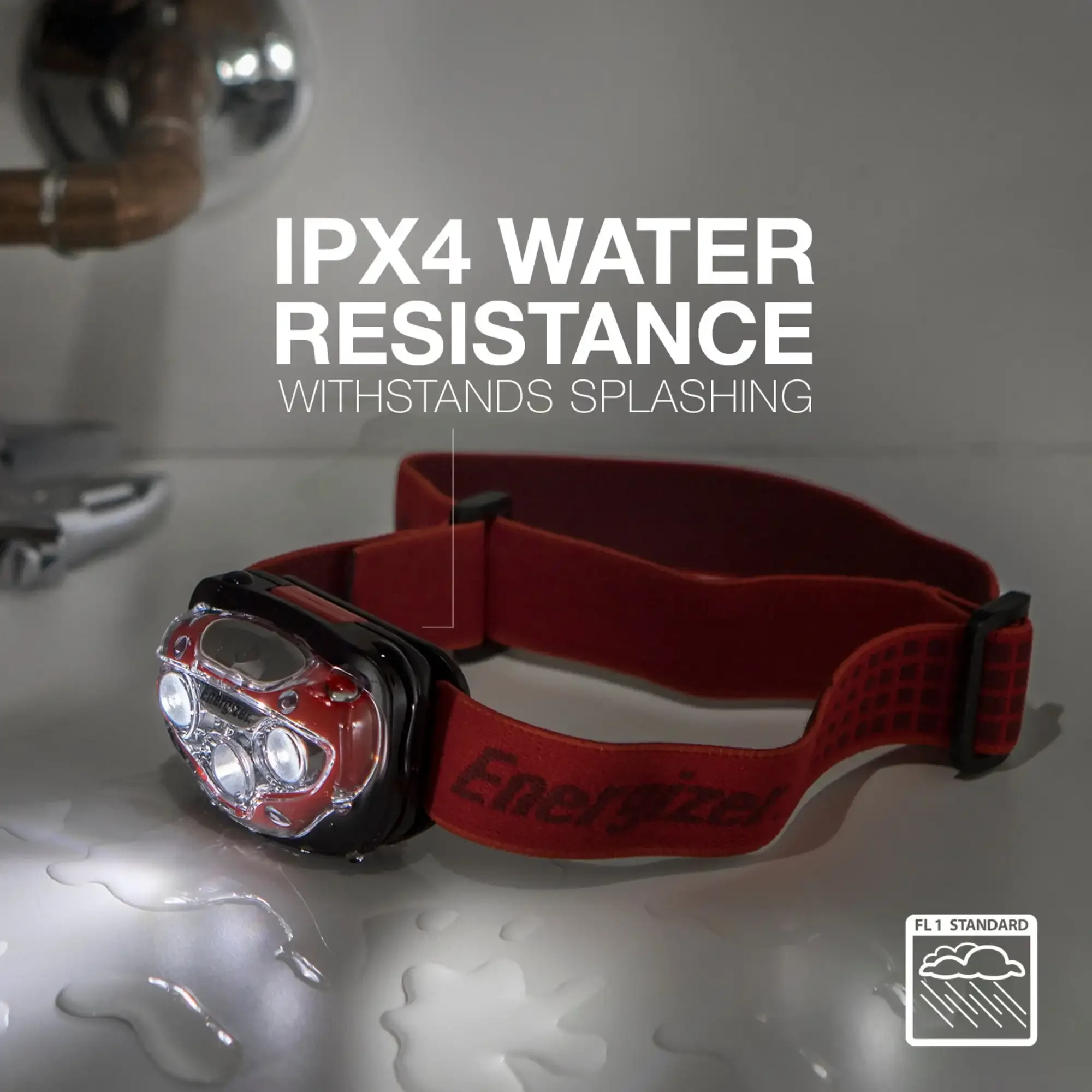 كشافات LED عالية الدقة، 4 أوضاع إضاءة، أحمر، مريح، مقاوم للماء