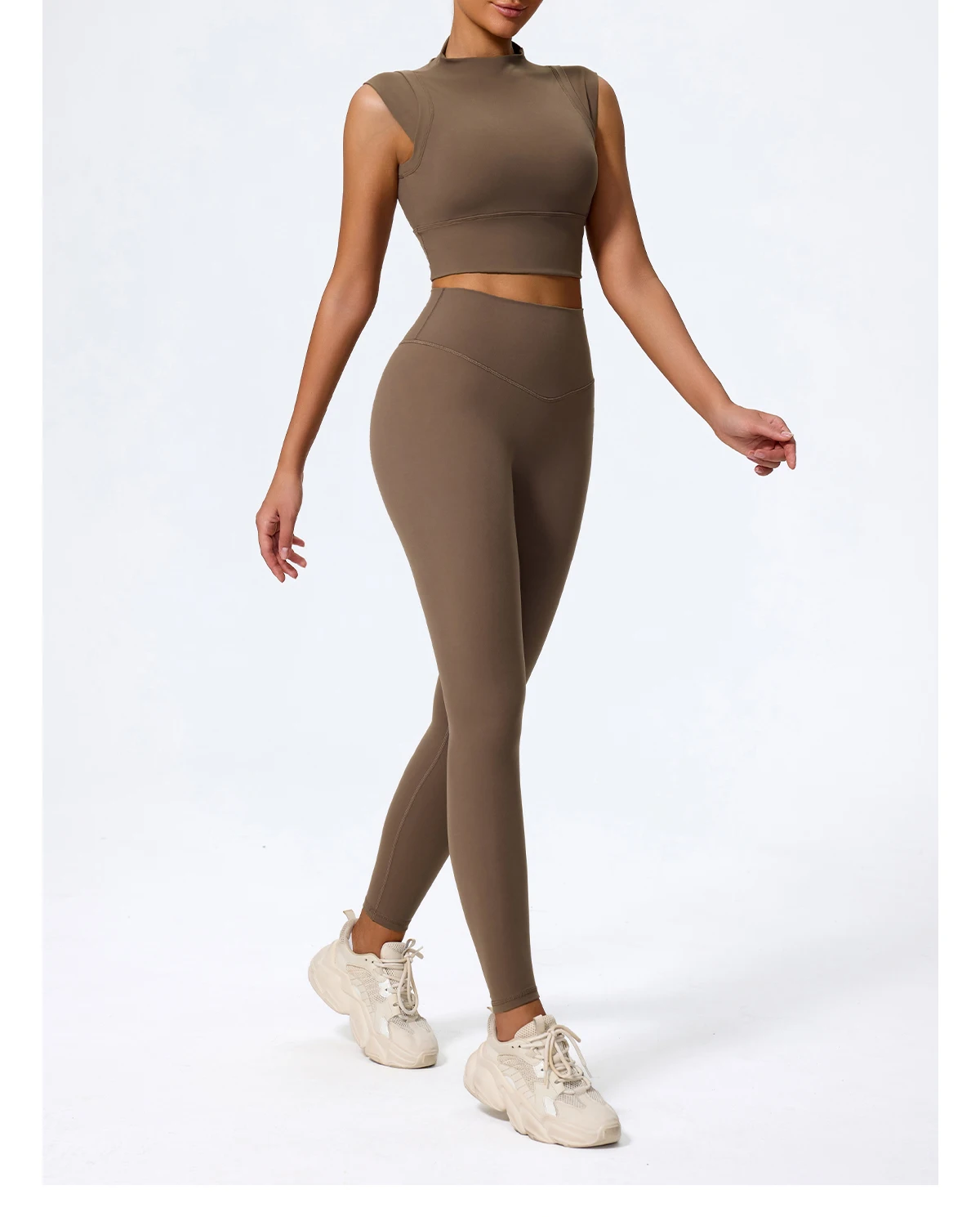 High Impact Gym Top Weibliche Push-Up Sport-Bh Yoga Kleidung Sport Weste Frauen Workout Crop Top Weibliche Stoßfest Büstenhalter Frauen – Detail 20