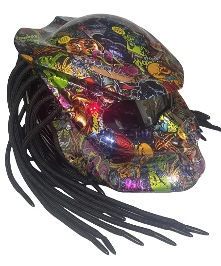 خوذة المفترس خوذة الاتصال الداخلي بلوتوث خوذة ذكية Capacete Para Moto/capacete Para Moto