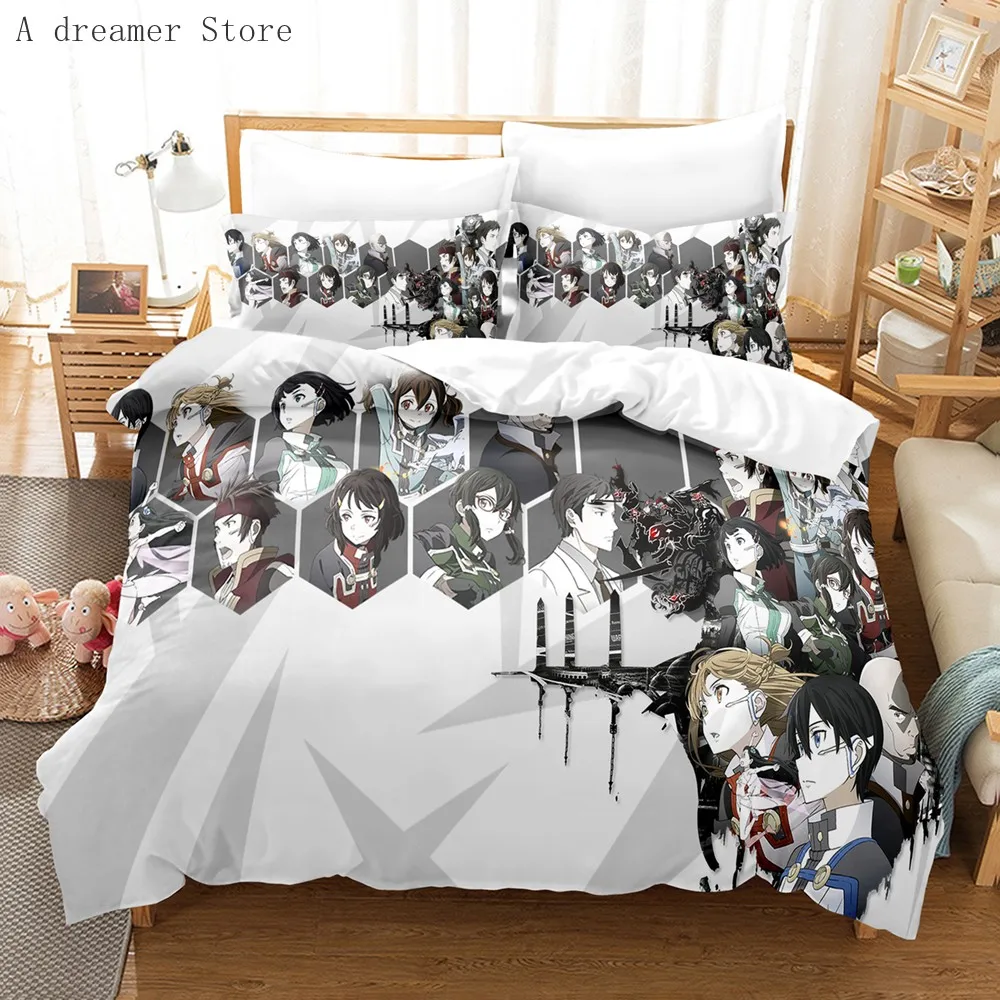 Imagem -03 - Anime Espada Arte em Linha Conjuntos de Cama Casa Têxtil Fronha 3d Roupa Capas Edredão Crianças Presente Jogo Cama Decoração Casa