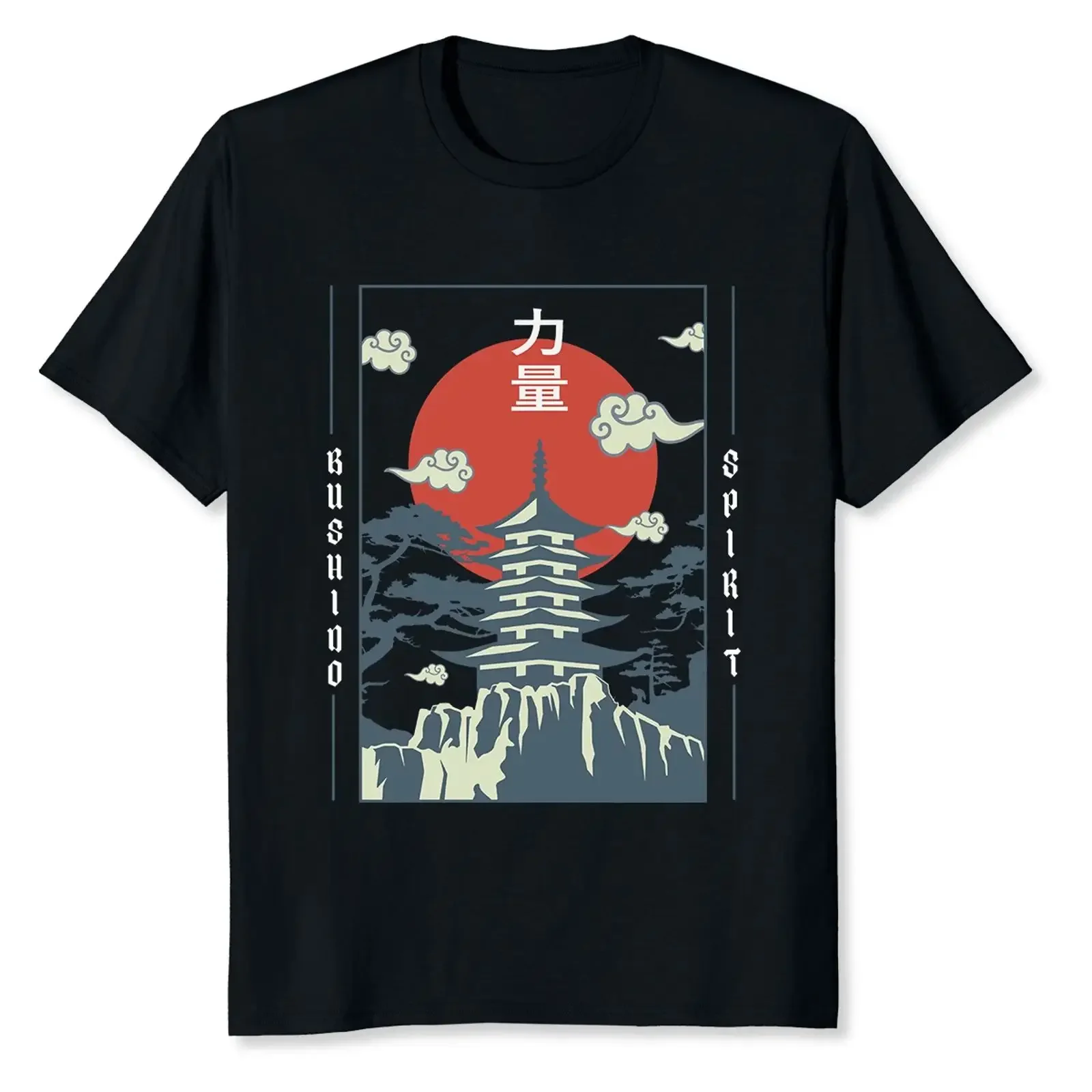 NEW LIMITED Bushido Spirit Samurai Japanese Art T Shirt vintage Washed Comfortable Stretched Casual Versatile designer clothes